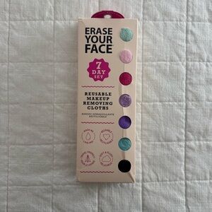 Erase Your Face Reusable Makeup Removing Cloths - 7 Day Set